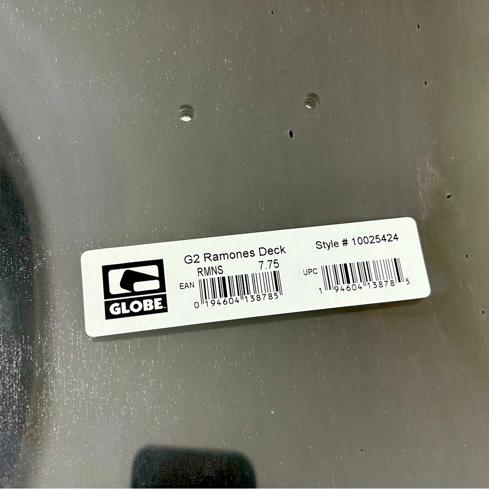 Globe G2 Ramones Retro First Album Cover 1976 Skateboard Deck Art 7.75" - Picture 9 of 9